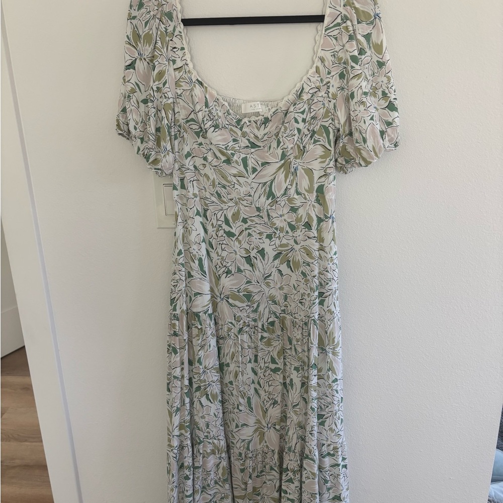 ASTR Floral Print Women's Midi Dress